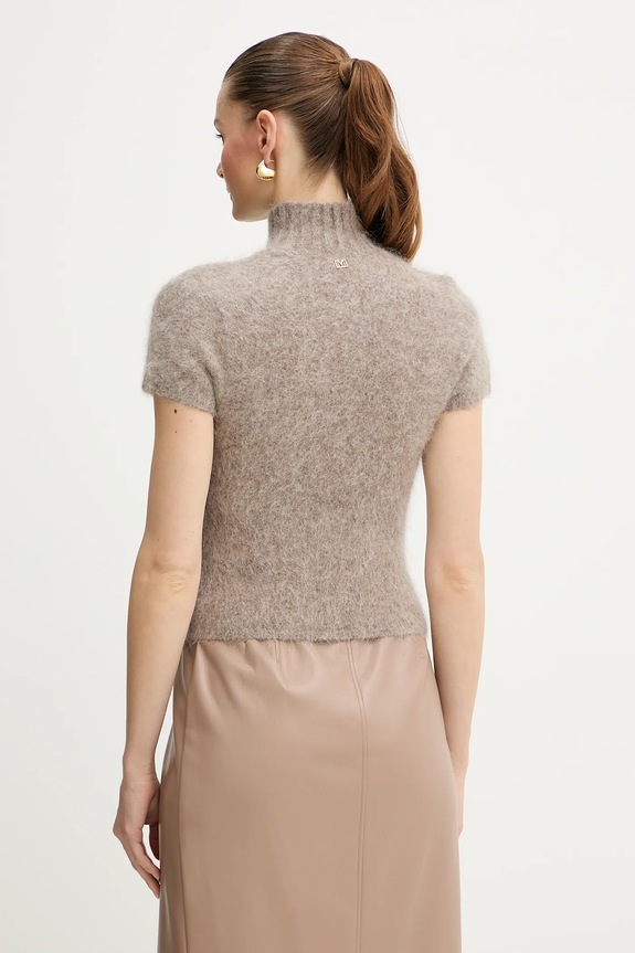 Odjeća Pulover s dodatkom alapke Marciano by Guess AGNES 5BGR10.5794Z smeđa