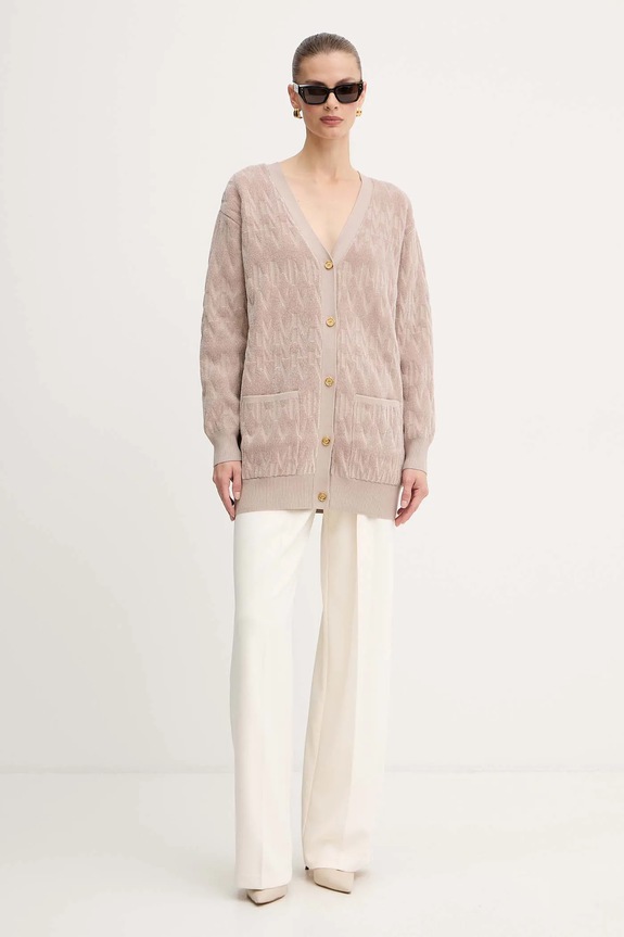 Marciano by Guess kardigan ADELE 5BGR04.5661Z beżowy AW25