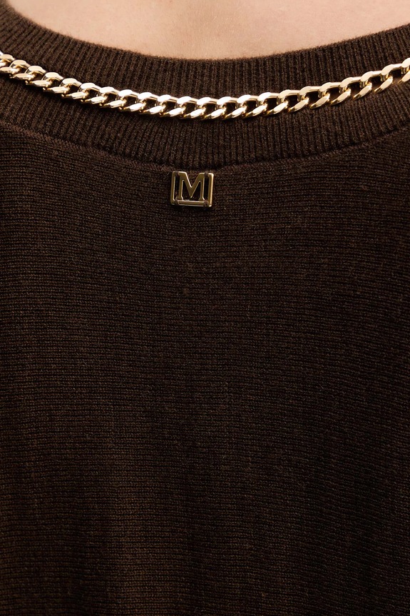 Marciano by Guess sweter z dodatkiem wełny ABEL 5BGR02.5782Z brązowy