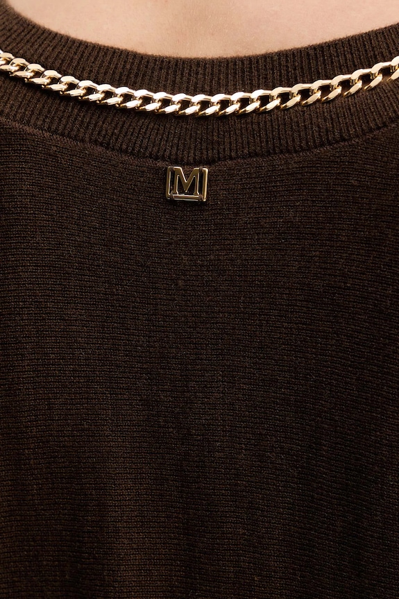Marciano by Guess sweter z dodatkiem wełny ABEL 5BGR02.5782Z brązowy