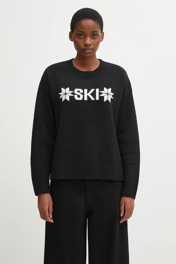 Pulover s dodatkom vune Helly Hansen BLISS s uzorkom crna 54604