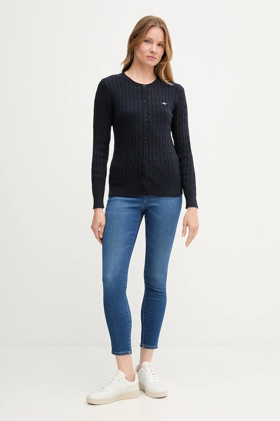 Kardigán Gant 4800103 tmavomodrá AW25