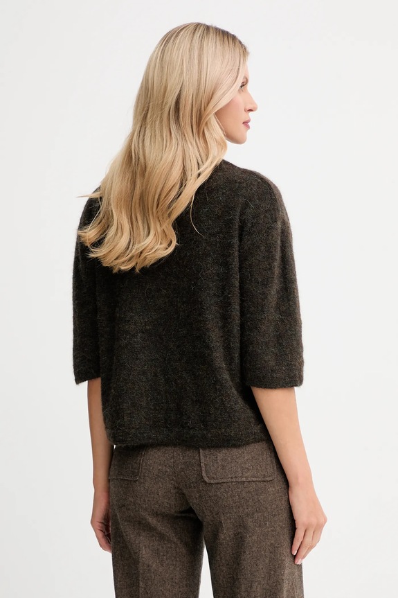 Odjeća Pulover s dodatkom alapke Sessun 25109014 smeđa