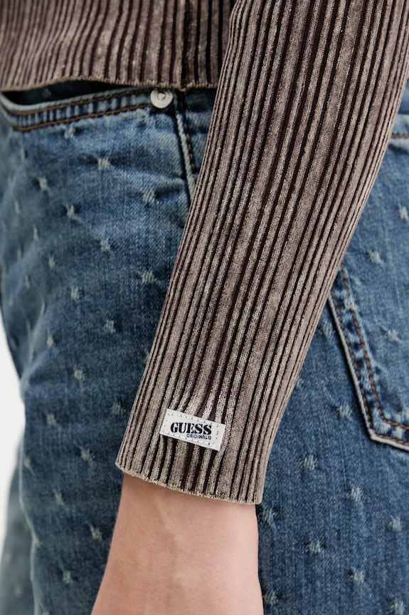 Guess Originals kardigan W5BR67.Z2YJ2 brązowy