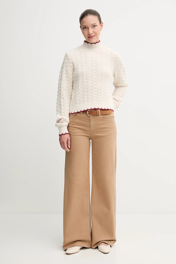 Pepe Jeans pulóver PL7000016 bézs AW25