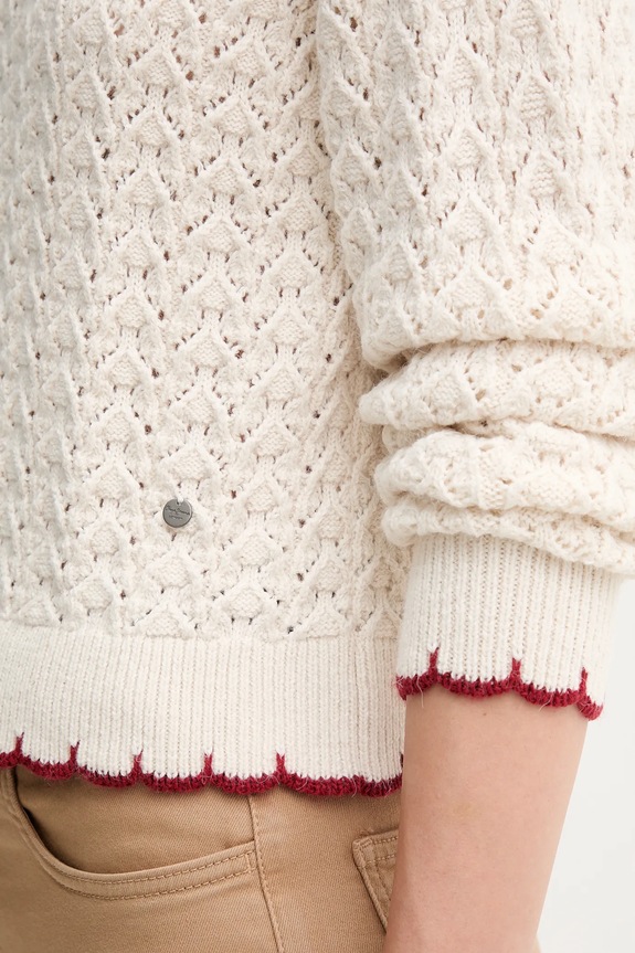 Pepe Jeans pulóver PL7000016 bézs