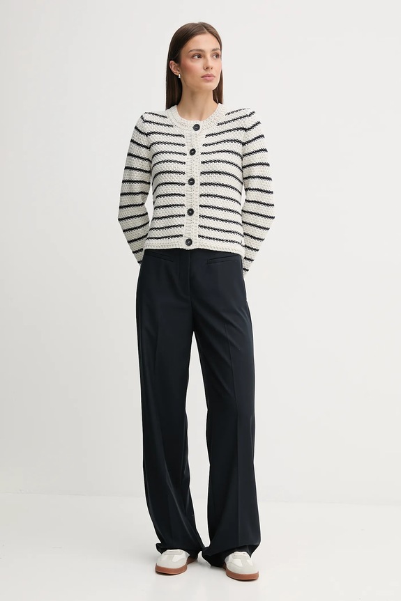 Pepe Jeans kardigan bawełniany PL7000028 szary AW25