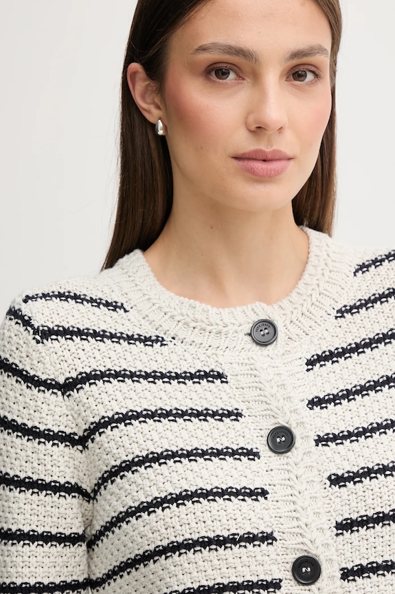 Pepe Jeans kardigan bawełniany szary PL7000028
