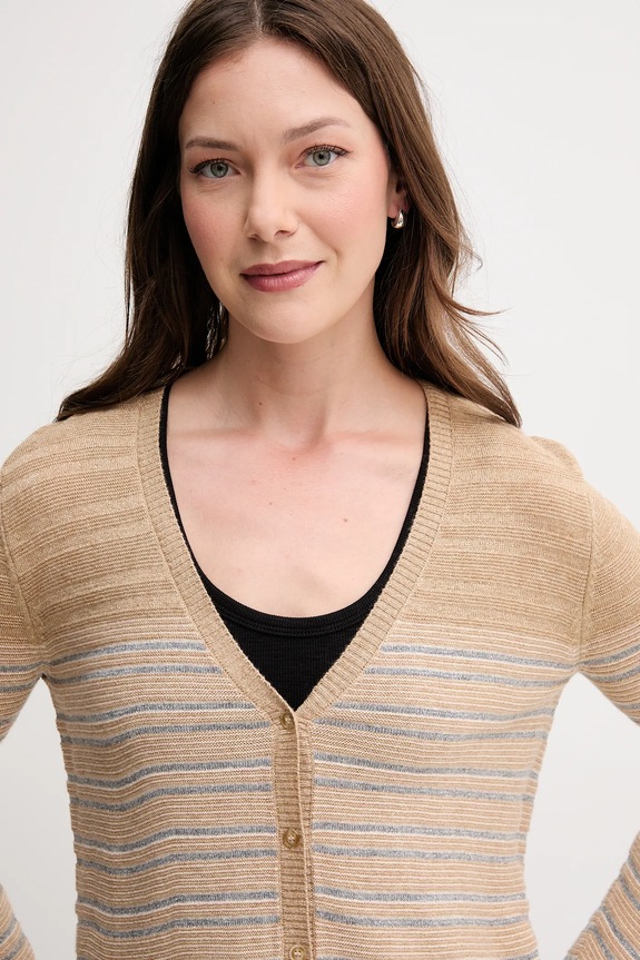 Kardigan Pepe Jeans smeđa PL7000034