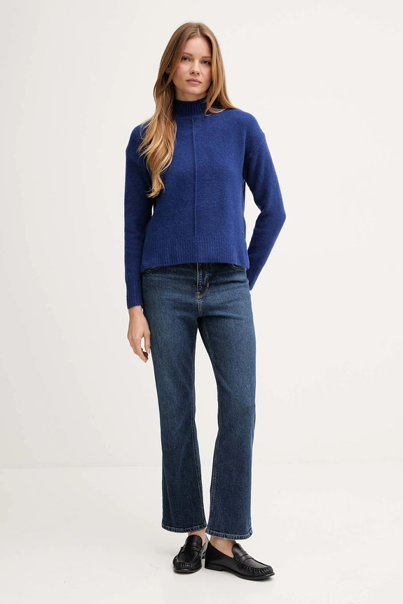 Svetr z vlněné směsi Pepe Jeans PL7000032 modrá AW25