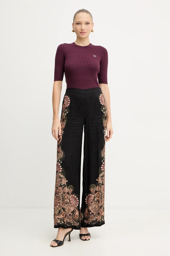 Kratka majica Twinset 252TP3240 bordo AW25