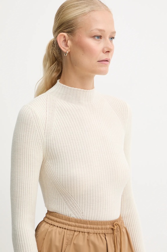 Twinset pulover de lână bej 252TT3111