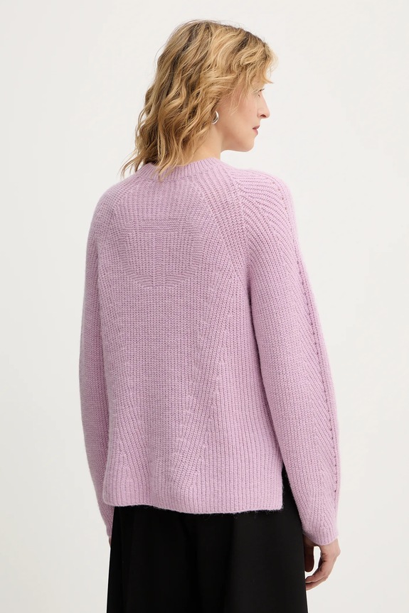 Odzież Twinset sweter z dodatkiem alpaki 252TT3060 różowy