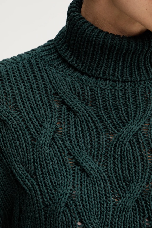 Armani Exchange sweter XW000780.AF16638 zielony