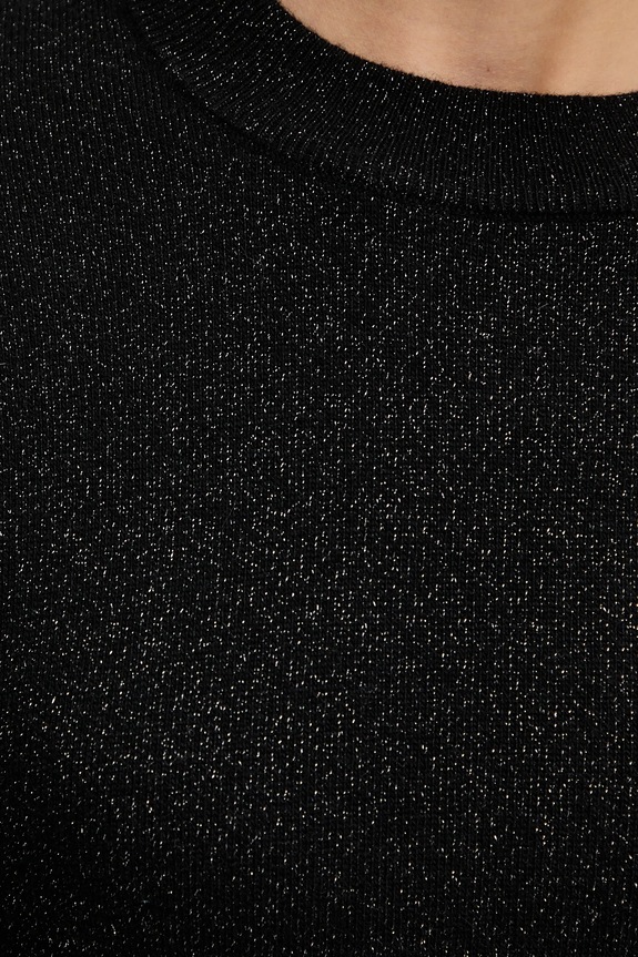 Sveter s prímesou vlny Armani Exchange XW001164.AF16181 čierna