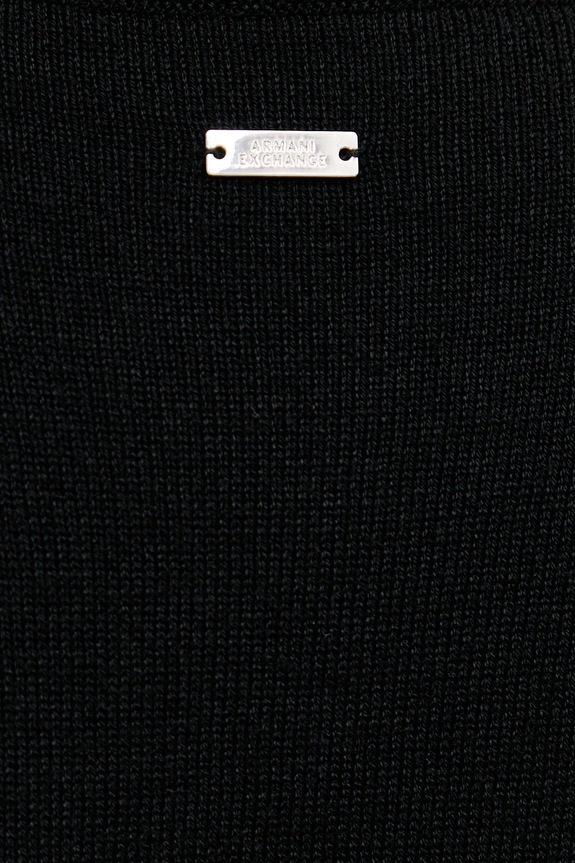 Armani Exchange vestă din amestec de lână XW001325.AF16682 negru
