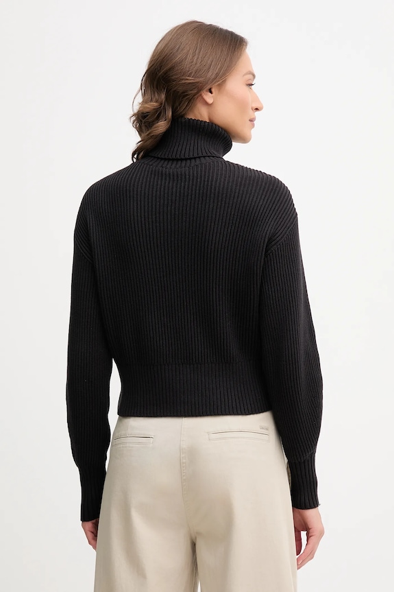 Odjeća Pamučni pulover Calvin Klein Jeans LV047D349G crna