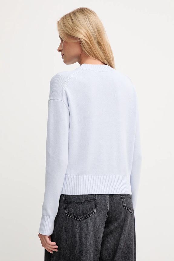 Ρούχα Βαμβακερό πουλόβερ Calvin Klein Jeans LV047D351G μπλε