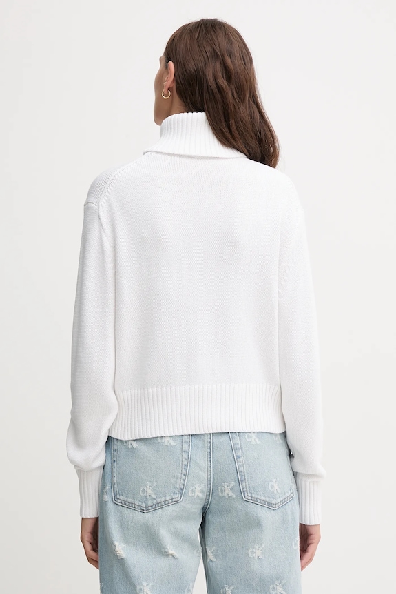Oblečenie Sveter Calvin Klein Jeans LV047D354G biela
