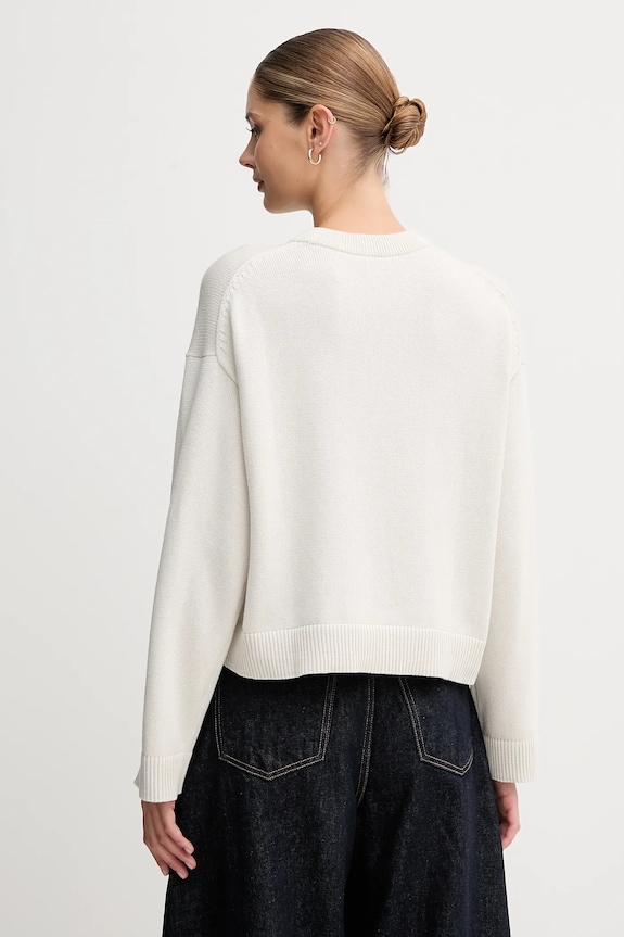 Ρούχα Βαμβακερό πουλόβερ Calvin Klein Jeans LV047D304G μπεζ