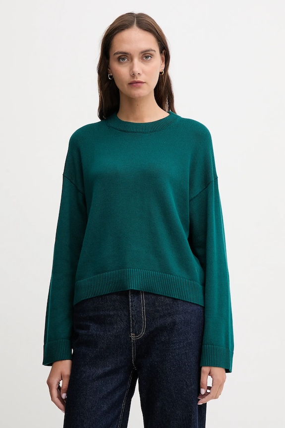Bavlnený sveter Calvin Klein Jeans bavlna tyrkysová LV047D305G