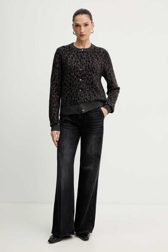 Levi's kardigan z domieszką wełny 004H1 szary AW25
