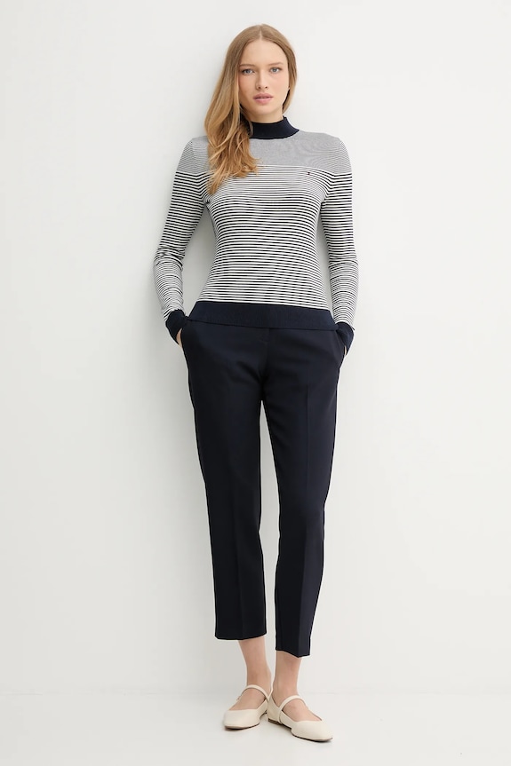 Tommy Hilfiger sweter WW0WW47462 granatowy AW25