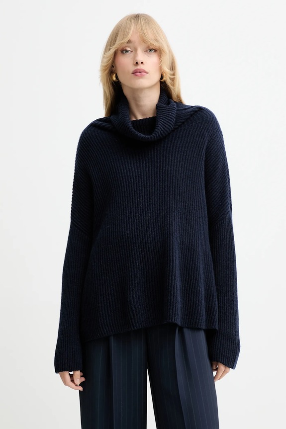 MAX&Co. pulover de cașmir subtiri bleumarin 2528366044200