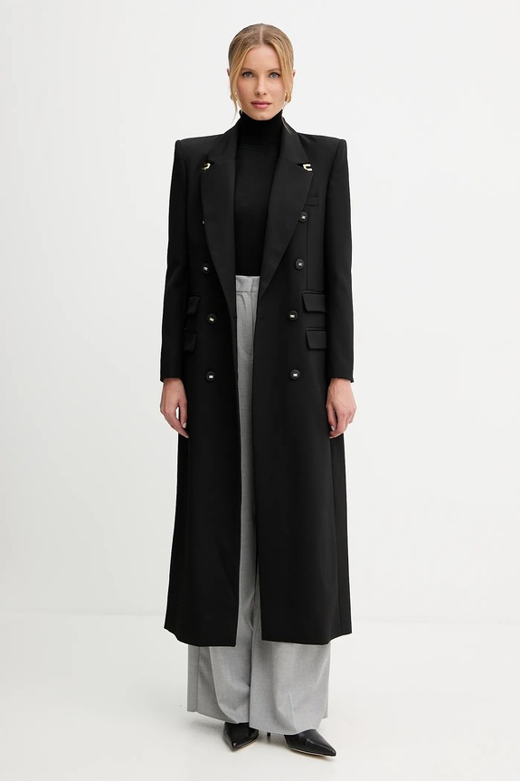 Luisa Spagnoli maglione in lana 100106 nero AW25