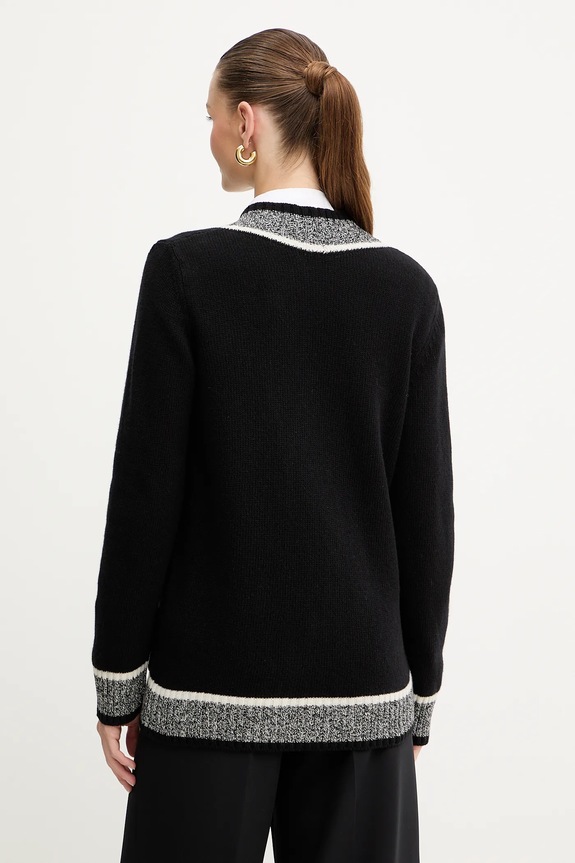 Abbigliamento Luisa Spagnoli cardigan in lana 100206 nero