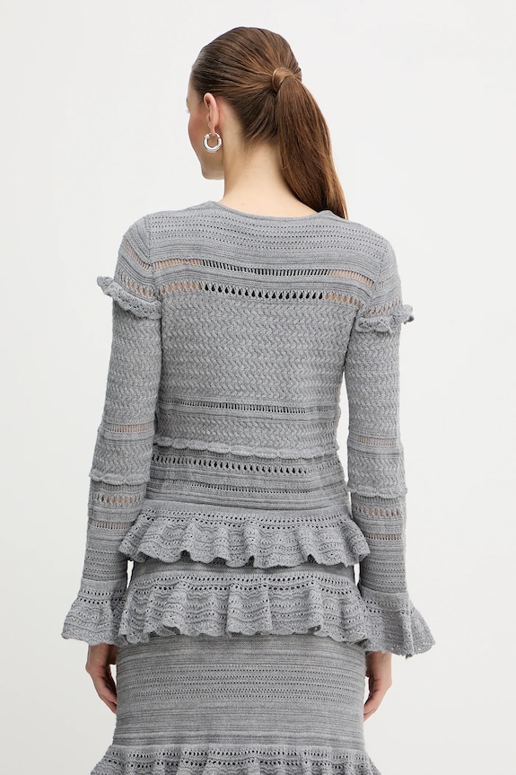 Odjeća Vuneni pulover Luisa Spagnoli 100222 siva