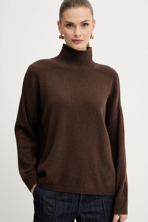 Liu Jo maglione in lana marrone MF5059.MS009