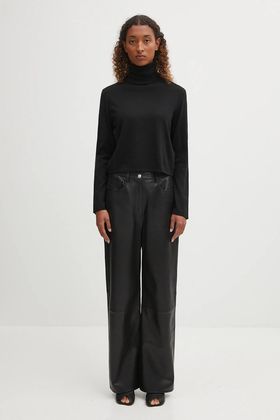 MM6 Maison Margiela woolen jumper S52HA0296.M13133.900 black