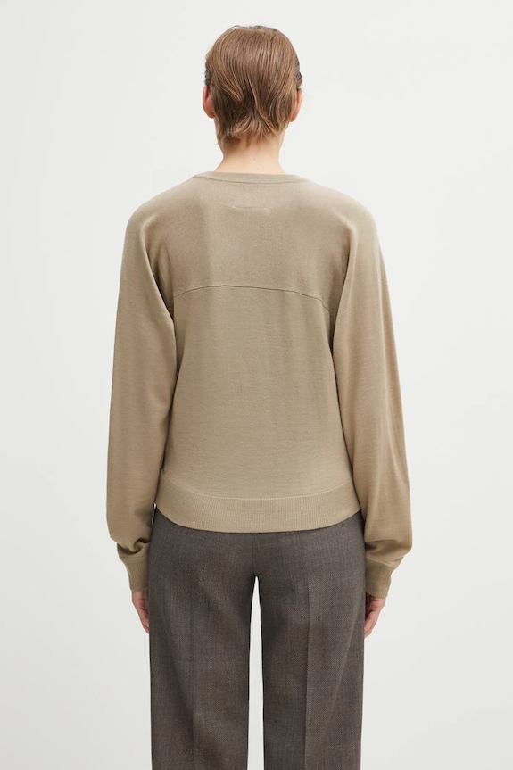 Îmbrăcăminte MM6 Maison Margiela pulover S62HL0040.M13188.114 bej