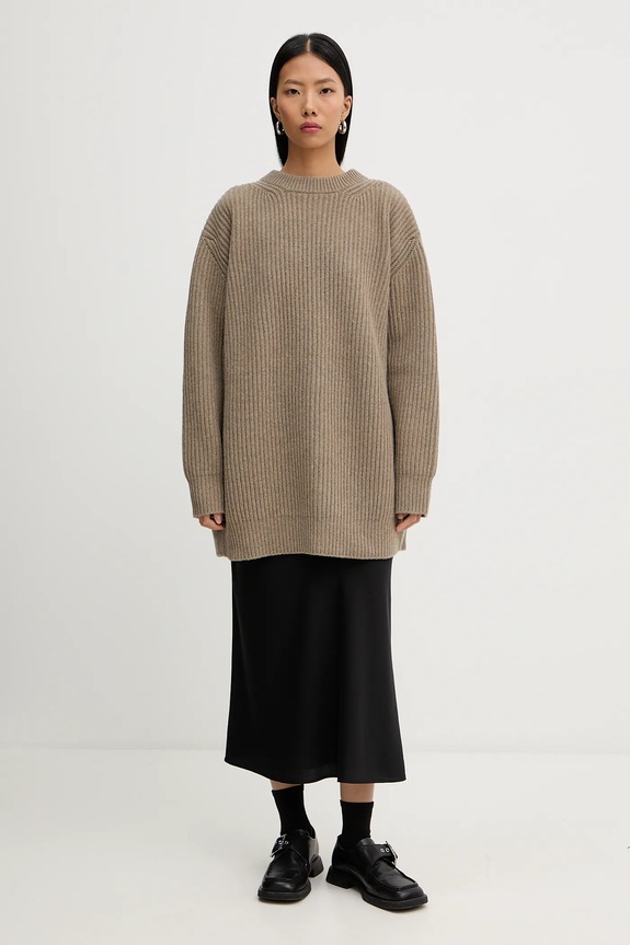 MM6 Maison Margiela pulóver gyapjúkeverékből S62HL0042.M13193.114 bézs AW25