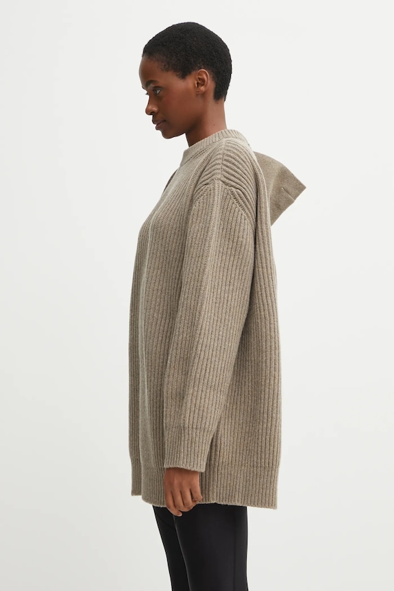 MM6 Maison Margiela wool blend sweater S62HL0042.M13193.114 beige AW25