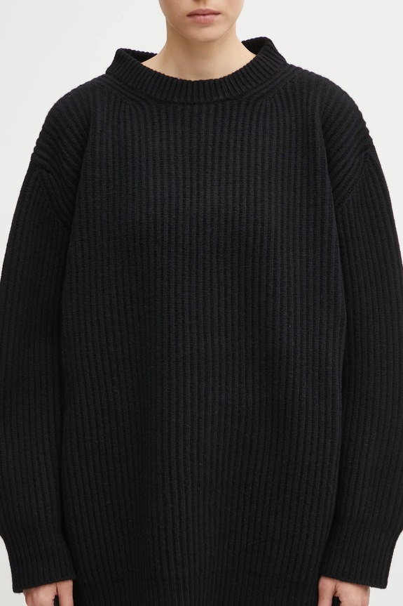 MM6 Maison Margiela pulover din amestec de lână negru S62HL0042.M13192.900