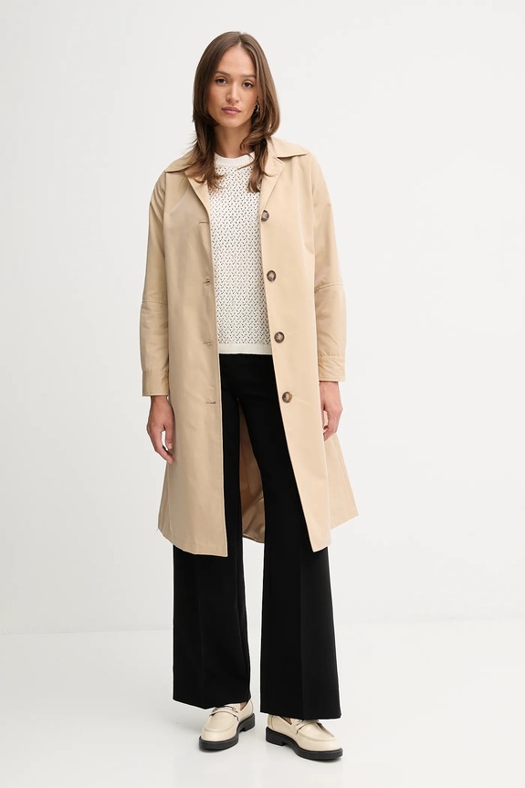 Памучен пуловер Pedro del Hierro 3512895 бежов AW25