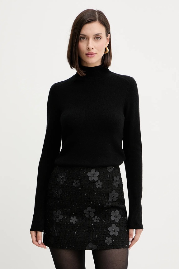Marella sweter wełniany wełna czarny 2523366254200