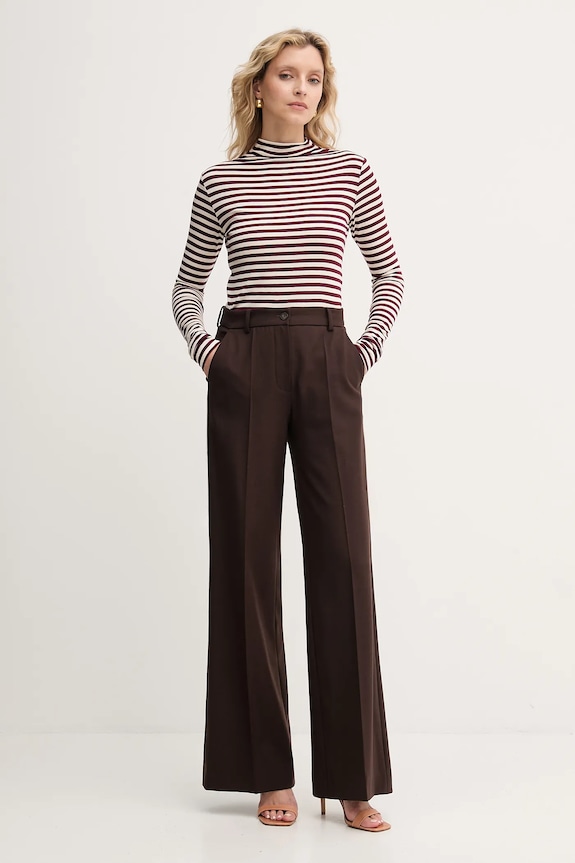 Tričko s dlhým rukávom Marella Emme by Marella 2525946031200 béžová AW25