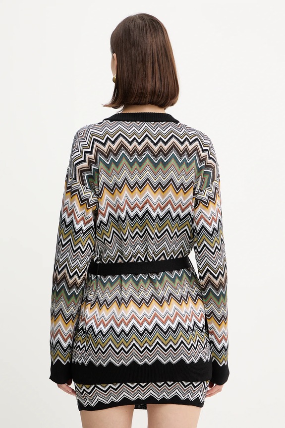 Odzież Missoni kardigan z dodatkiem wełny DS25WM0O.BK01CQ brązowy