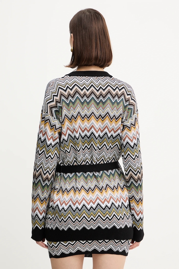 Odzież Missoni kardigan z dodatkiem wełny DS25WM0O.BK01CQ brązowy