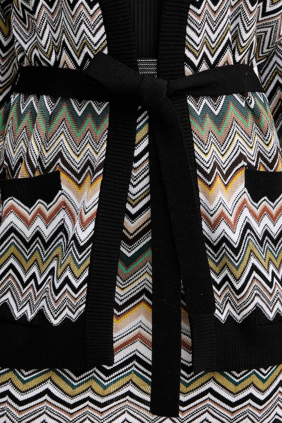 Missoni kardigan z dodatkiem wełny DS25WM0O.BK01CQ brązowy