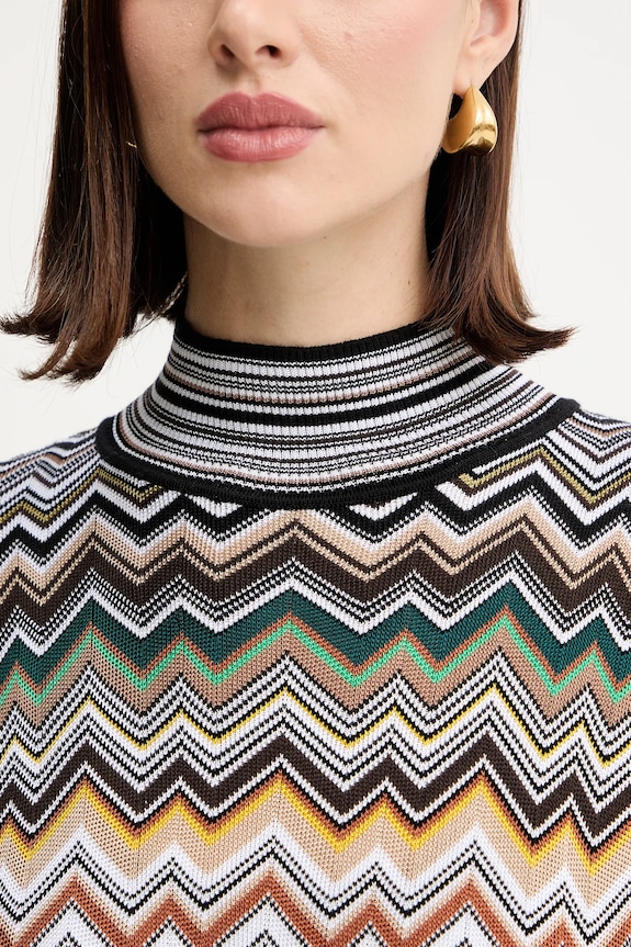 Missoni pulóver gyapjúkeverékből DS25WN16.BK01CQ barna