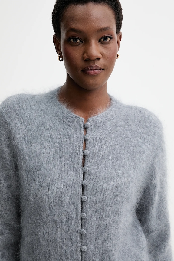 Rag & Bone cardigan din cașmir gri RG6425F6MCA
