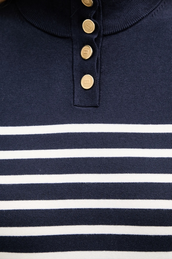 Tommy Hilfiger pulover WW0WW47467 bleumarin