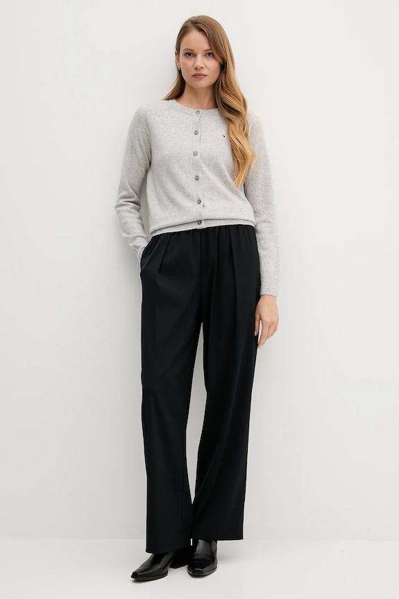 Tommy Hilfiger gyapjú kardigán WW0WW47469 szürke AW25