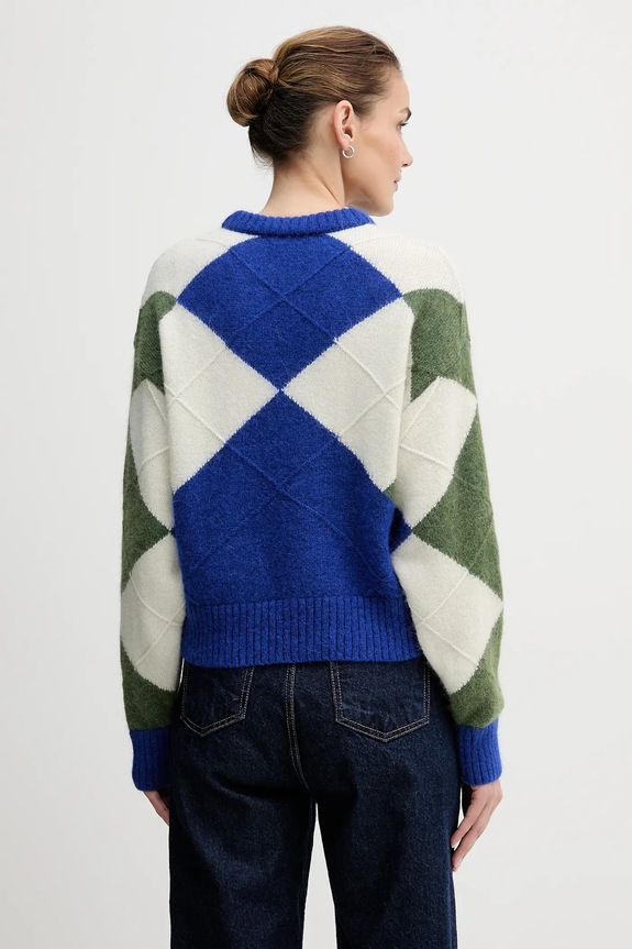 Ruházat Tommy Hilfiger pulóver alpaka gyapjú keverékből WW0WW47464 kék
