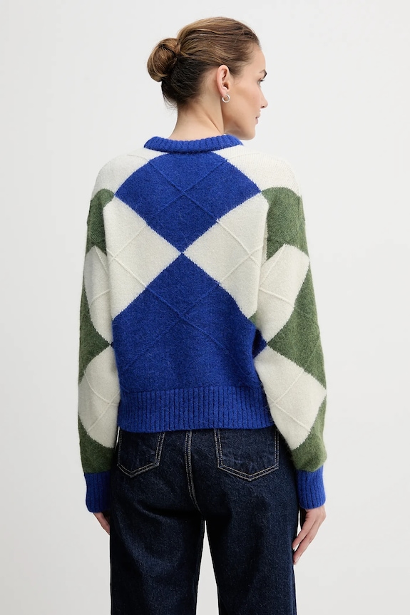 Ruházat Tommy Hilfiger pulóver alpaka gyapjú keverékből WW0WW47464 kék