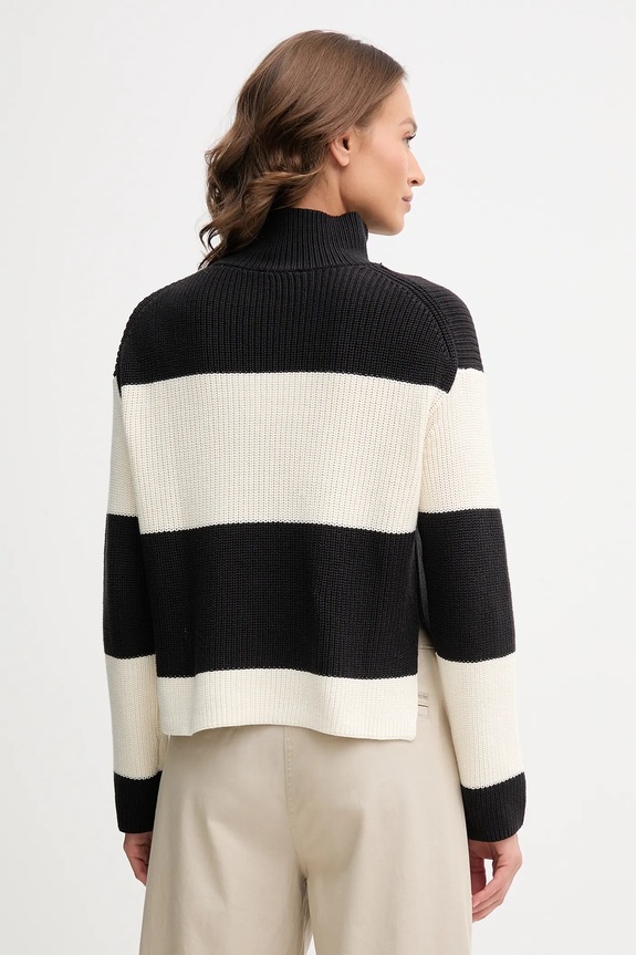 Ρούχα Βαμβακερό πουλόβερ Calvin Klein Jeans LV047D353G μαύρο